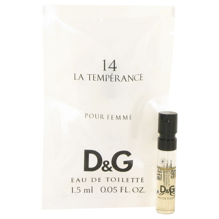 La Temperance 14 by Dolce Gabbana Vial (Sample) oz for Women