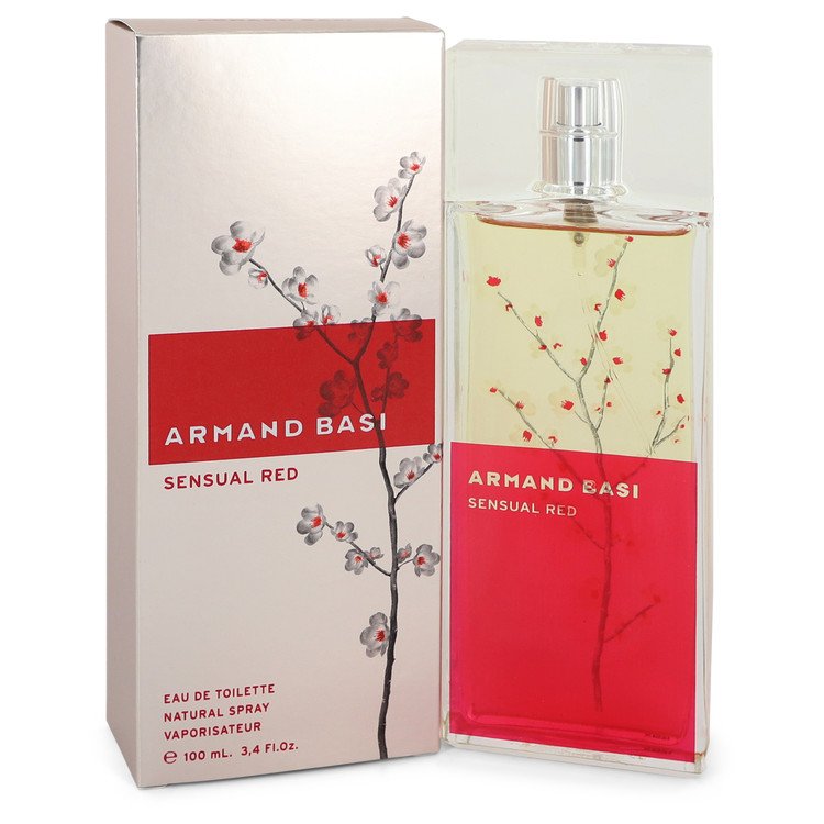 Armand Basi Sensual Red by Armand Basi Eau De Toilette Spray 3.4