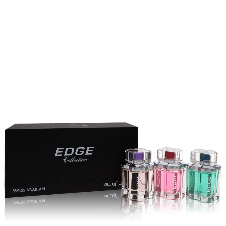 Edge Intense by Swiss Arabian Gift Set -- Edge oz Eau De