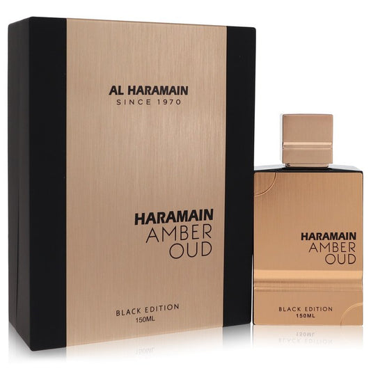 Al Haramain Amber Oud Black Edition by Al Haramain Gift Set 5 oz 5 oz Eau De Parfum Spray + 0.34 oz Refillable Spray for Men