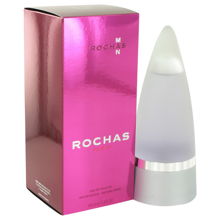 Rochas Man by Rochas Eau De Toilette Spray 3.4 oz for Men