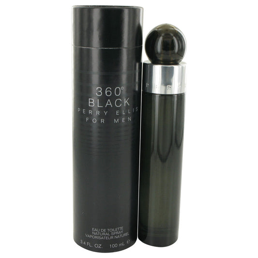 Perry Ellis 360 Black by Perry Ellis Eau De Toilette Spray for Men