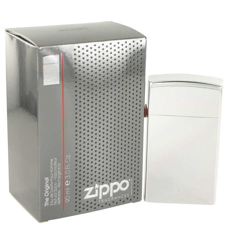 Zippo Silver by Zippo Eau De Toilette Refillable Spray 3 oz for Men