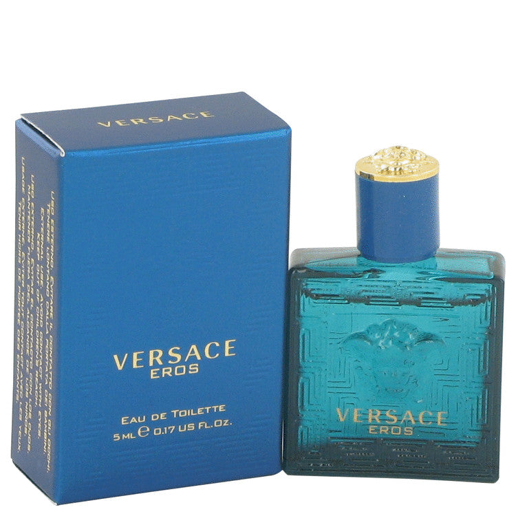 Versace Eros by Versace Mini EDT .16 oz for Men