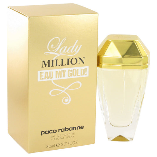 Lady Million Eau My Gold by Paco Rabanne Eau De Toilette Spray for Women