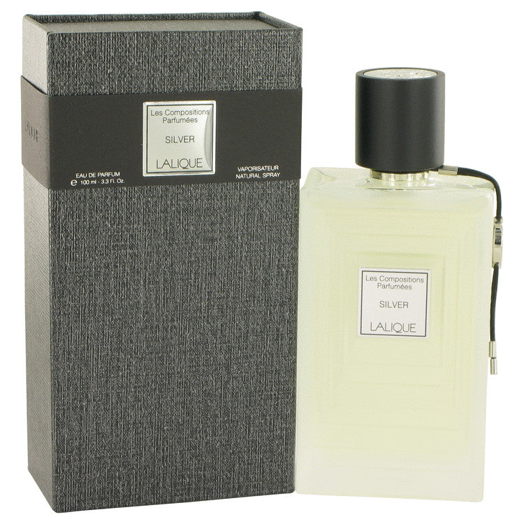 Les Compositions Parfumees Silver by Lalique Eau De Parfum Spray 3.3 oz (Unisex)