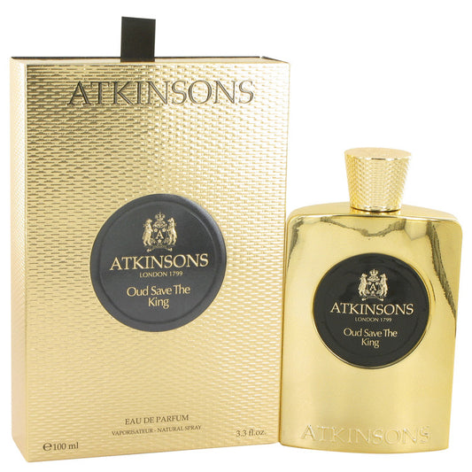 Oud Save The King by Atkinsons Eau De Parfum Spray 3.3 oz for Men