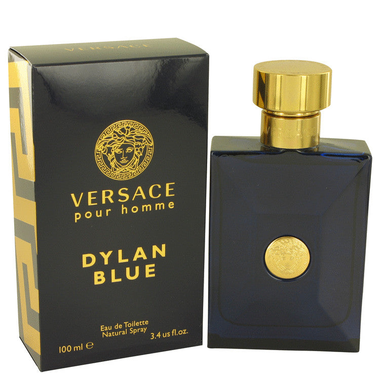 Versace Pour Homme Dylan Blue by Versace Eau De Toilette Spray 3.4 oz for Men
