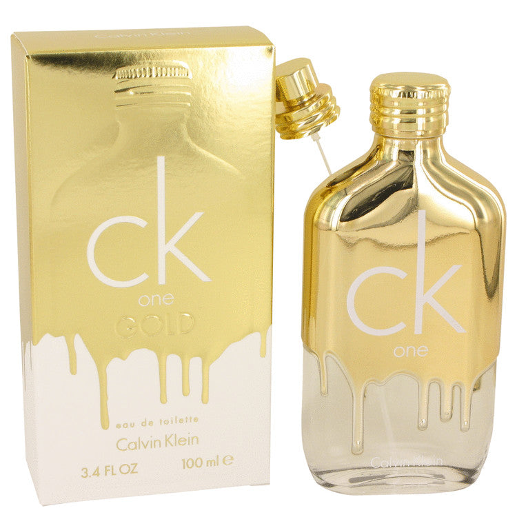 CK One Gold by Calvin Klein Eau De Toilette Spray (Unisex) 3.4 oz