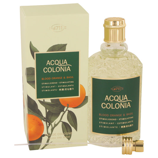 4711 Acqua Colonia Blood Orange & Basil by Maurer & Wirtz Eau De Cologne Spray (Unisex) 5.7 oz