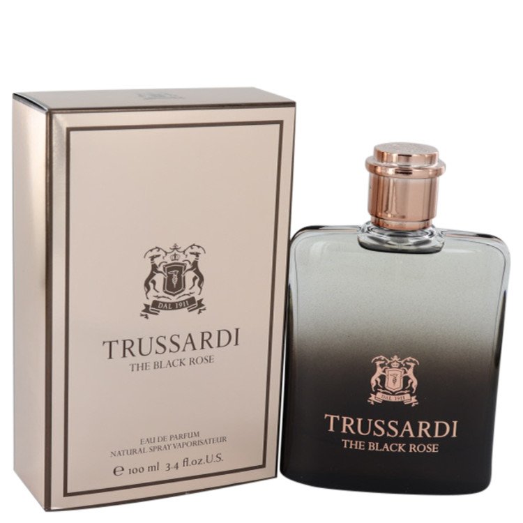 The Black Rose by Trussardi Eau De Parfum Spray (Unisex) 3.3 oz