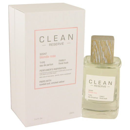 Clean Blonde Rose by Clean Eau De Parfum Spray 3.4 oz (Unisex)