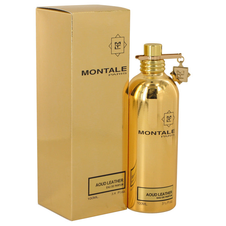 Montale Aoud Leather by Montale Eau De Parfum Spray (Unisex) 3.4 oz