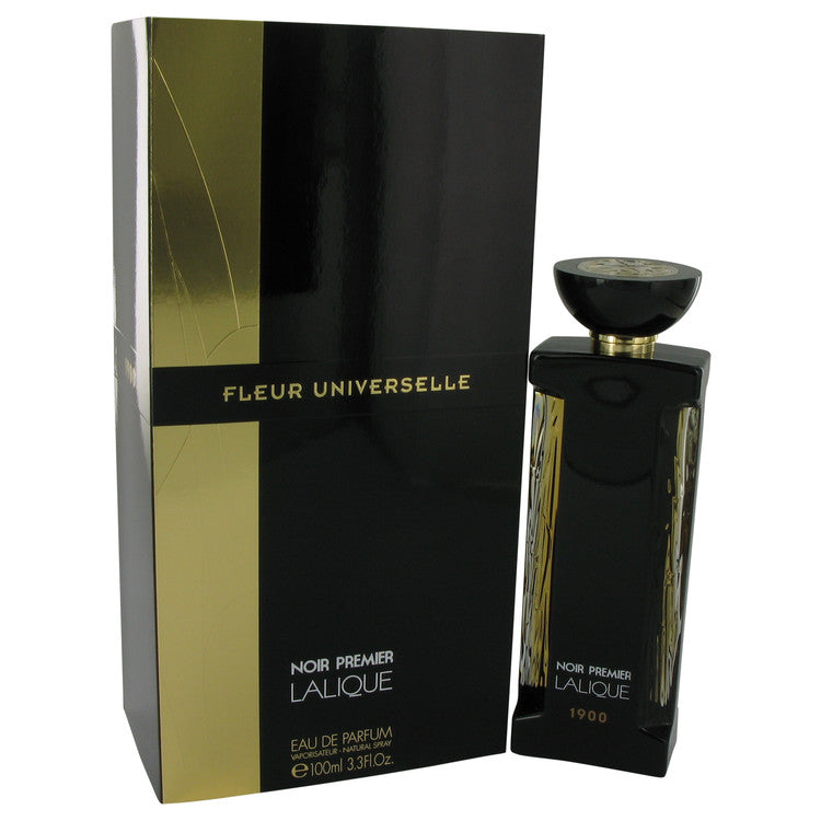 Lalique Fleur Universelle Noir Premier by Lalique Eau De Parfum Spray (Unisex) 3.3 oz