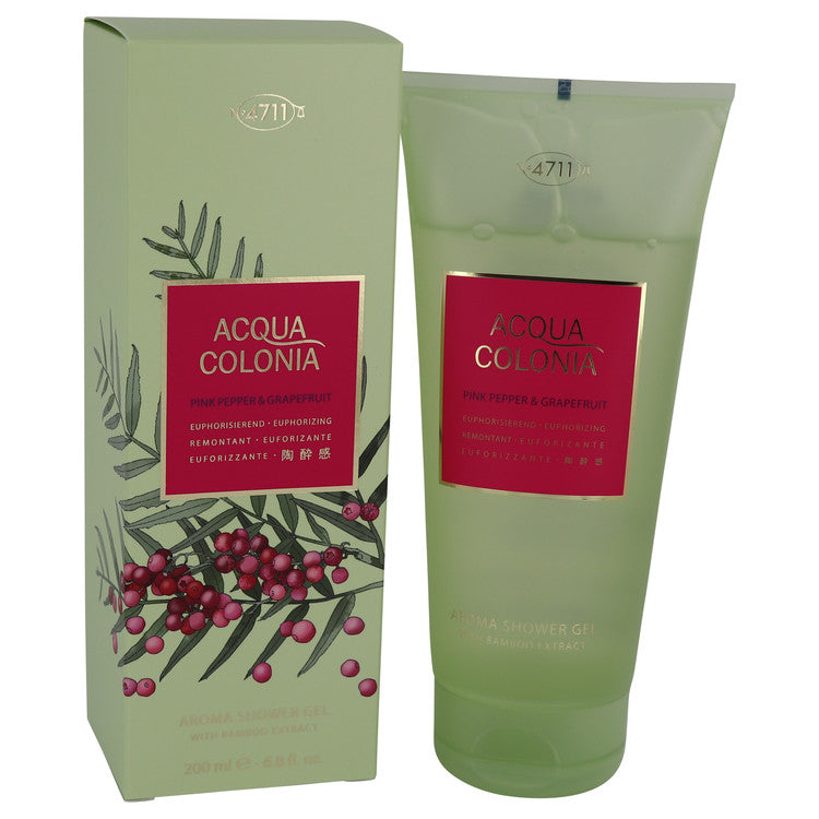 4711 Acqua Colonia Pink Pepper & Grapefruit by 4711 Shower Gel 6.8 oz (Unisex)