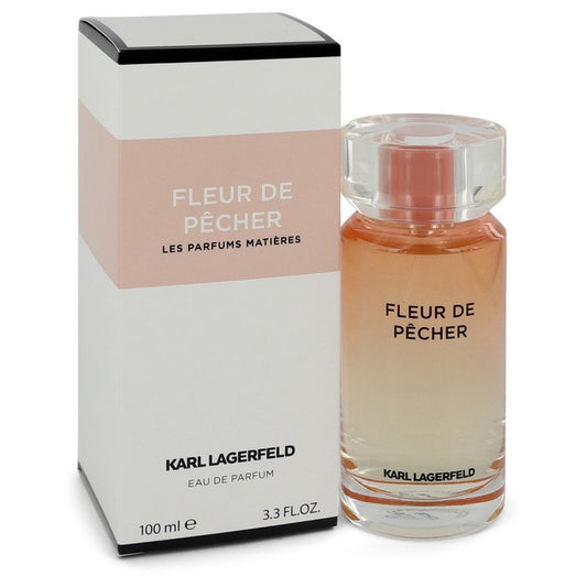 Fleur De Pecher by Karl Lagerfeld Eau De Parfum Spray 3.3 oz for Women