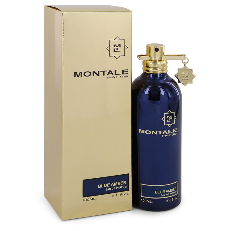 Montale Blue Amber by Montale Eau De Parfum Spray (Unisex) 3.4 oz