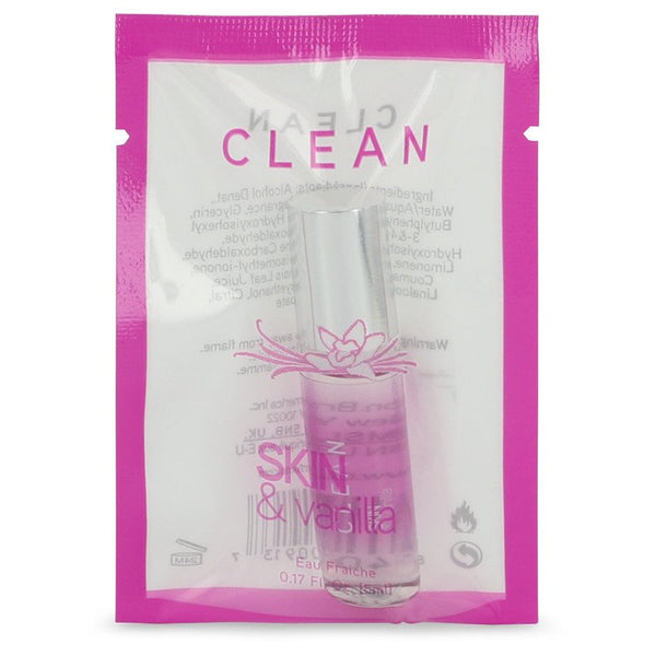 Clean Skin and Vanilla by Clean Mini Eau Frachie .17 oz for Women