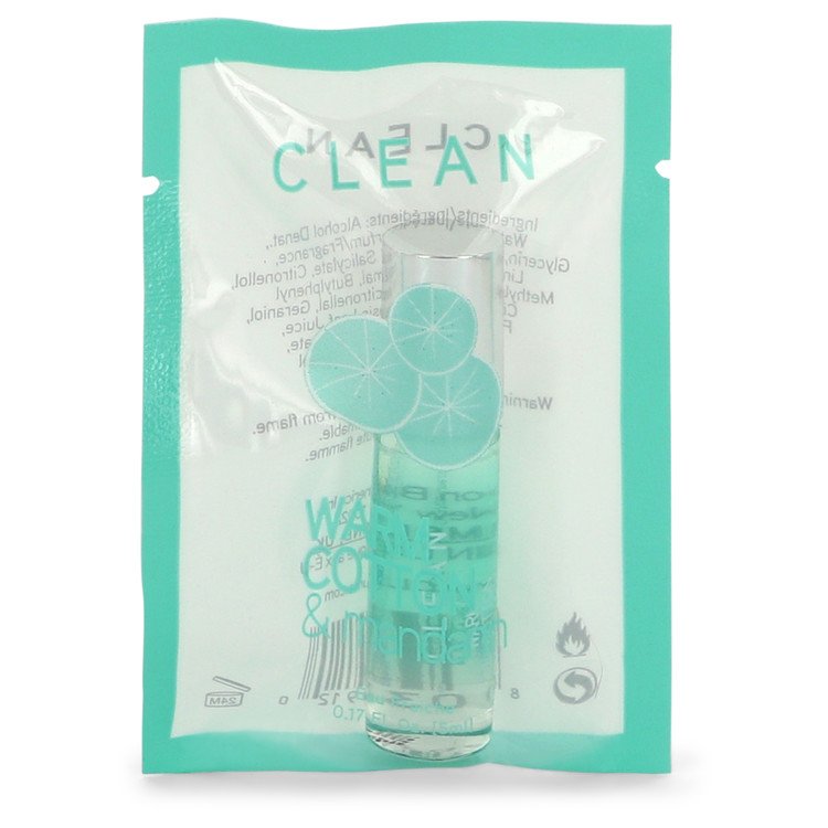 Clean Warm Cotton & Mandarine by Clean Mini Eau Fraichie .17 oz for Women