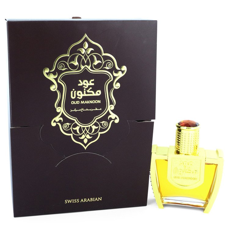 Oud Maknoon by Swiss Arabian Eau De Parfum Spray (Unisex) 3.4 oz