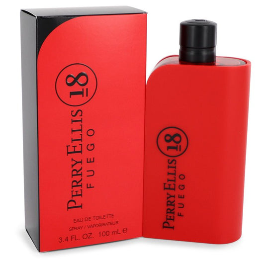 Perry Ellis 18 Fuego by Perry Ellis Eau De Toilette Spray 3.4 oz for Men