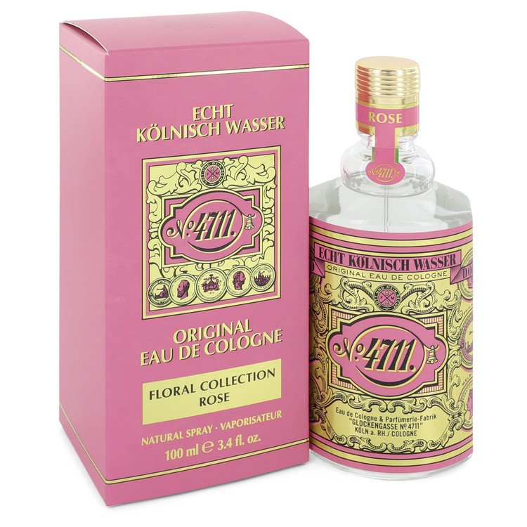 4711 Rose by 4711 Eau De Cologne Spray (Unisex) 3.4 oz