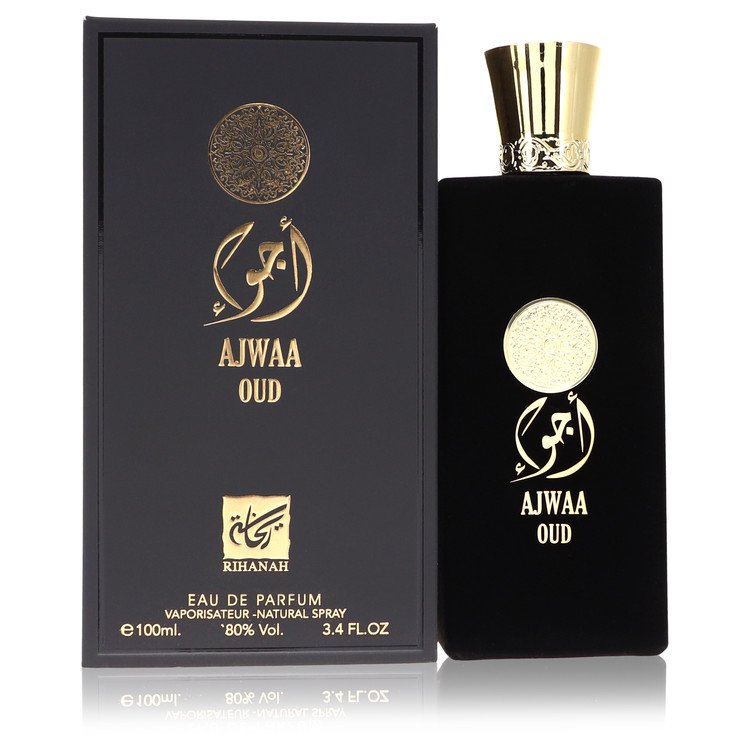 Ajwaa Oud by Rihanah Eau De Parfum Spray (Unisex) 3.4 oz