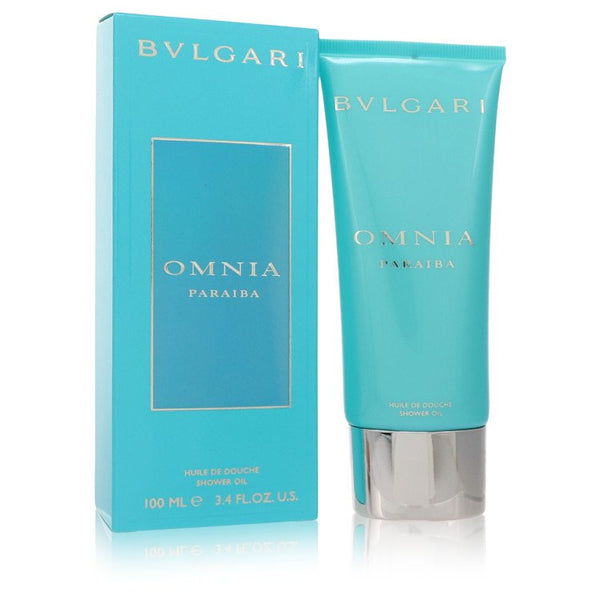 Omnia Paraiba by Bvlgari Shower Oil 3.4 oz for Women