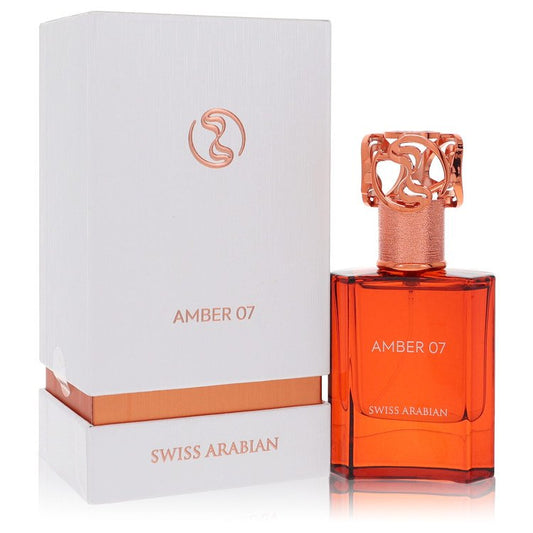 Swiss Arabian Amber 07 by Swiss Arabian Eau De Parfum Spray (Unisex) 1.7 oz for Men