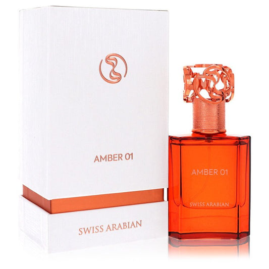 Swiss Arabian Amber 01 by Swiss Arabian Eau De Parfum Spray 1.7 oz for Men