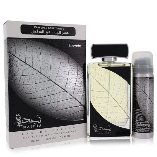 Najdia by Lattafa Eau De Parfum Spray Plus 1.7 oz Deodorant  3.4 oz for Women