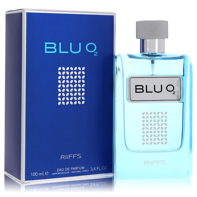 Blu o2 by Riiffs Eau De Parfum Spray 3.4 oz for Men