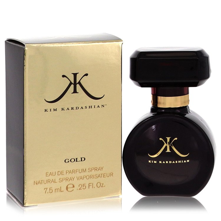 Kim Kardashian Gold by Kim Kardashian Mini EDP Spray .25 oz for Women