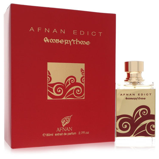 Afnan Edict Amberythme by Afnan Extrait De Parfum Spray (Unisex) 2.7 oz for Women